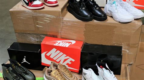 los angeles times the fake shoes from china|nike shoes seized.